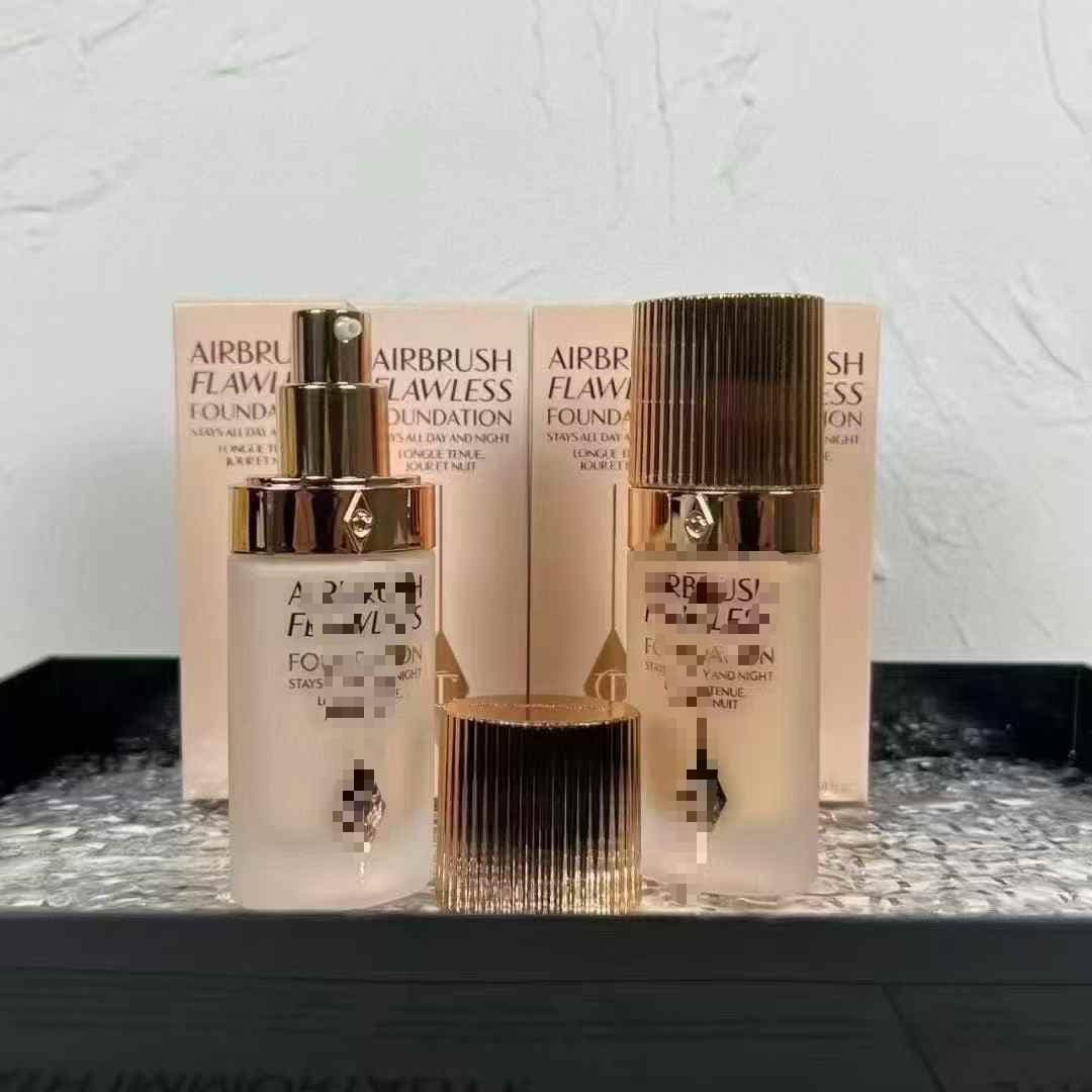 Cross-border Trade Mingtong Liquid Foundation 30ML 1N/2N/1C/2C Concealer Primer Moisturizing Non-Greasy Foundation CT