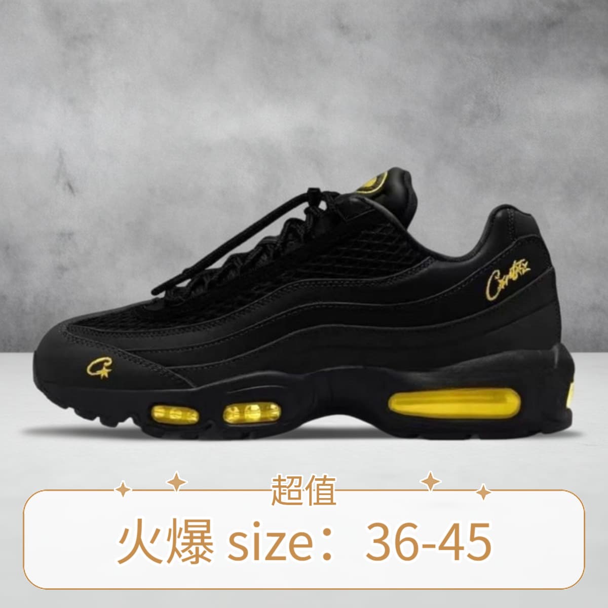 Cross-Border Foreign Trade Max95 Air-Cushioned Shoes Men's Sports Shoes Reflective Shock-Absorbing Low-Top Sports Men's Running Shoes Men's Shoes