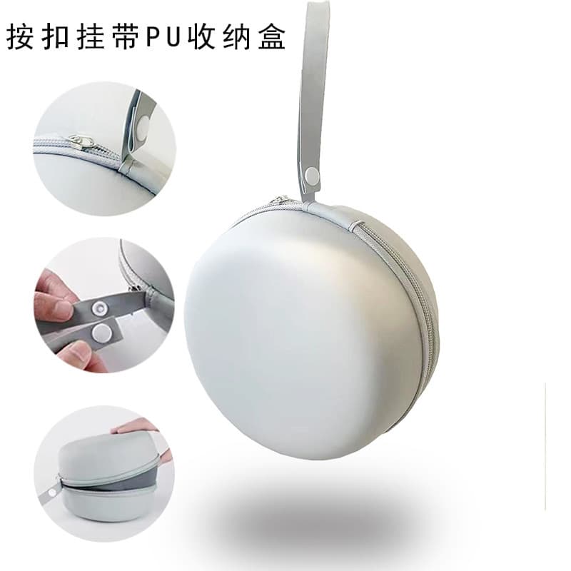 Memory Foam U-Shaped Pillow Hanging Storage Box Accessories Travel Outdoor Portable Gray Zipper Bag Box Wholesale