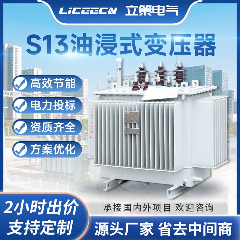 Factory Supply High Voltage Power Transformer S13 Oil-Immersed Transformer 10kv 250 630KVA s11