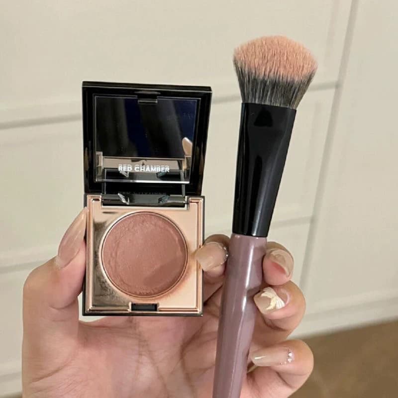 Slanted Blush Brush, Stippling Brush, Liquid Blush, Cream Contour, Foundation Brush, Soft Bristles, Cangzhou Makeup Brush, Makeup Tool