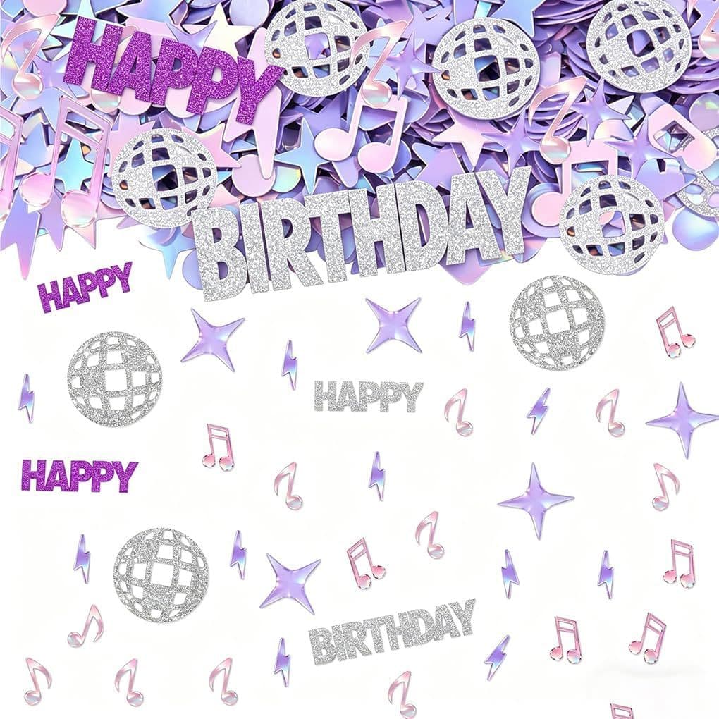 Kpop Laser Disco Confetti Light Ball Shape Birthday Confetti Party Throwing Decoration