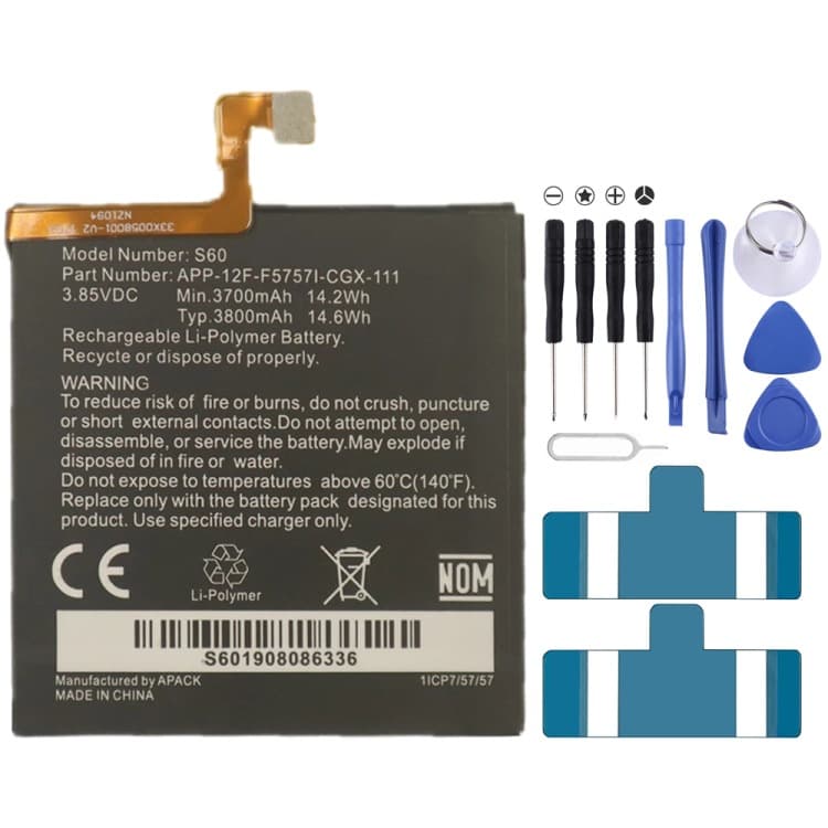 Replacement Battery for Caterpillar Cat S60