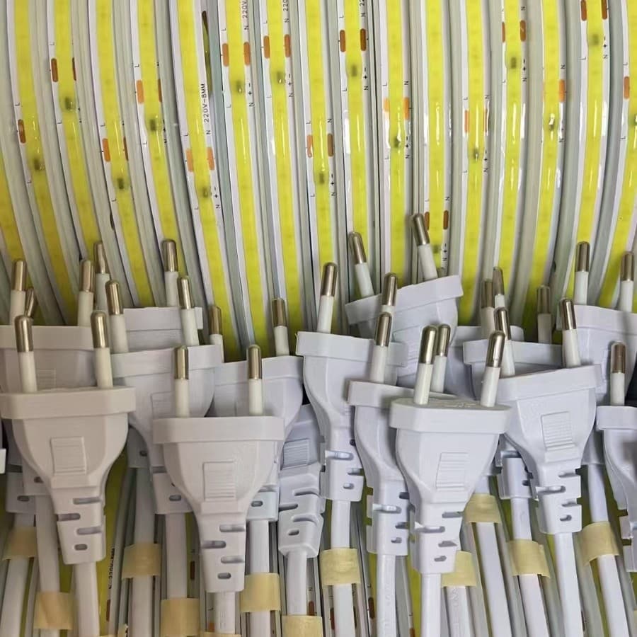 220V COB High-voltage Flexible LED Strip, Waterproof for Outdoor Commercial and Indoor Pendant Lighting Linear Light Bars