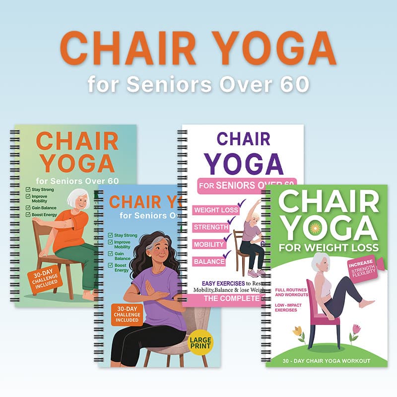New Cross-Border Product CHAIR YOGA FOR WEIGHT LOSS Senior Chair Yoga for Weight Loss Notebook