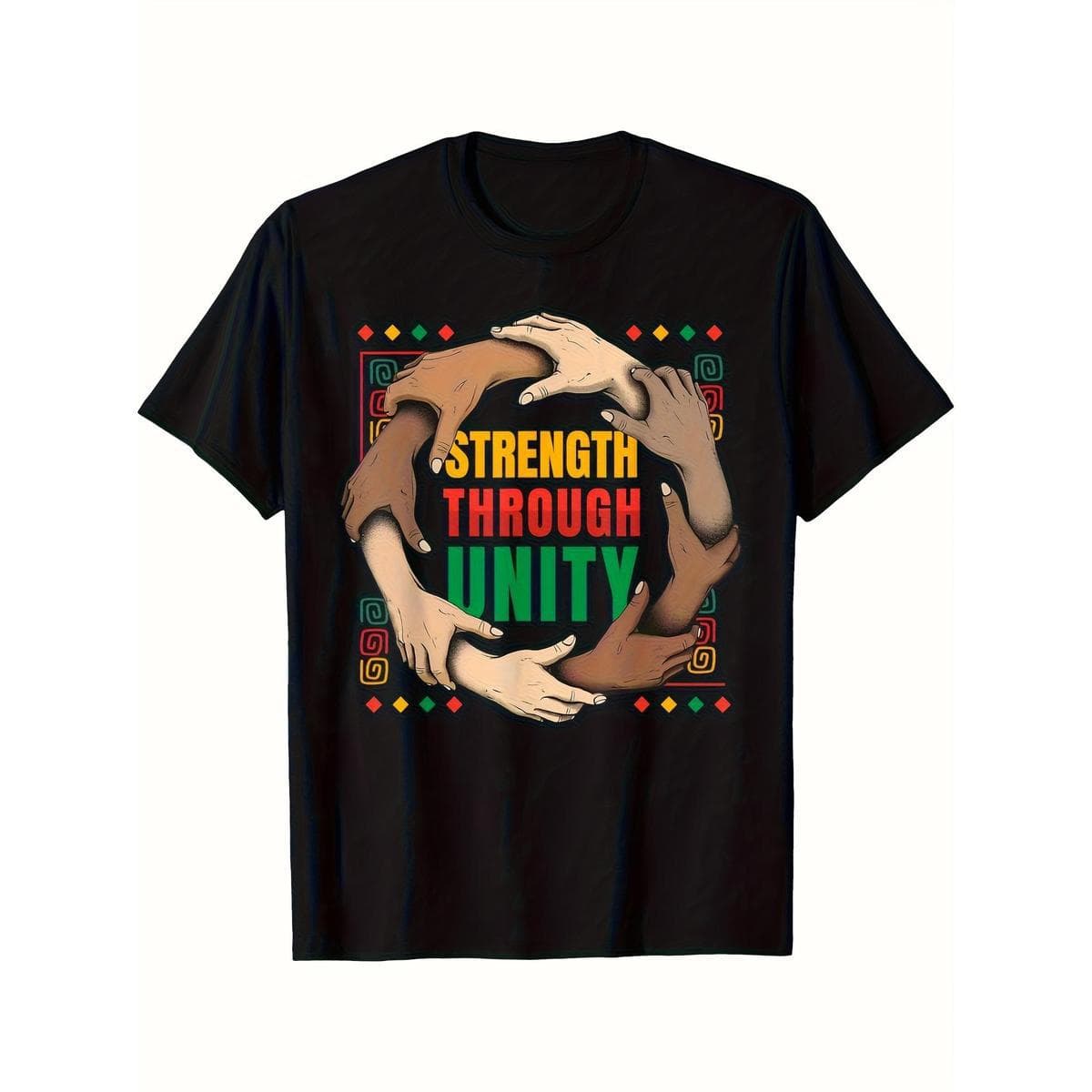 Cross-border Pure Cotton European Size Juneteenth & Black History Month T-Shirt - Stren