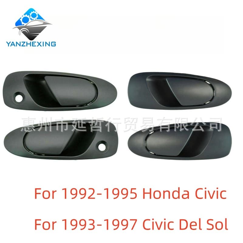 Compatible with Honda Civic 1992-97 Door Handle Outer Handle Outer Pull Handle Civic Door Opener Handle