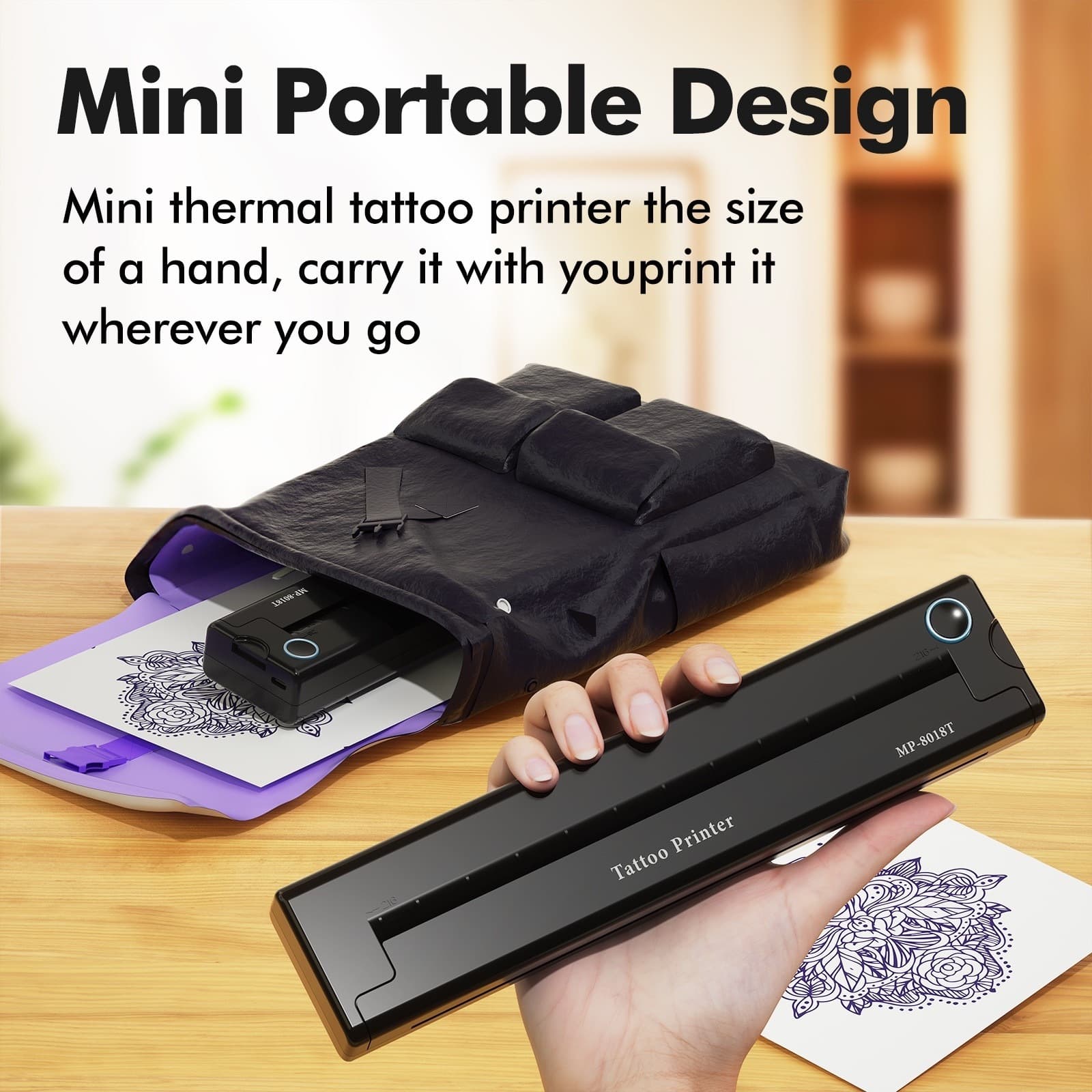 Source Factory MP-8018T Bluetooth Tattoo Printer Tattoo Transfer Machine Factory Direct