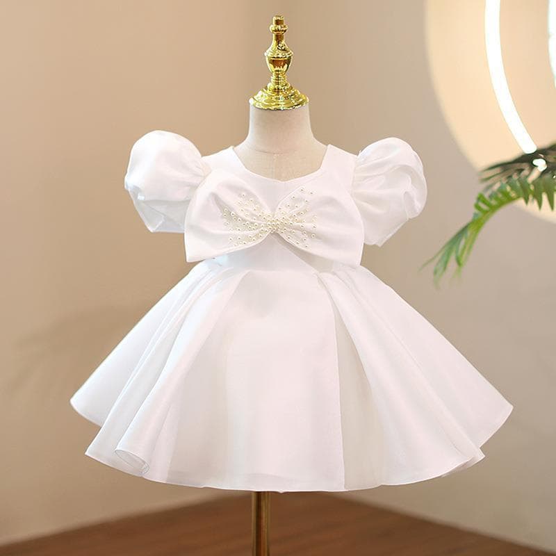 First Birthday Dress Baby Girl Flower Girl Wedding Little Girl Children's Wedding Dress Tulle Princess Gown Piano Performance Outfit