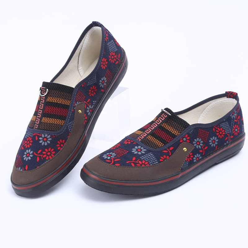 Jintai work and leisure shoes for mothers, middle-aged and elderly walking shoes, summer canvas shoes, wholesale available.