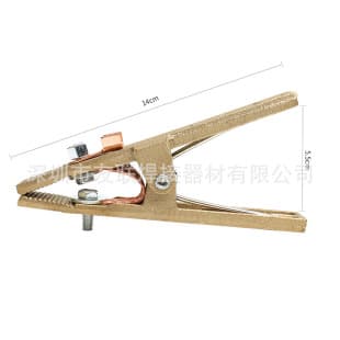300A Pure Copper Thickened Cutting Machine Argon Arc Welding Plasma Ground Clamp Welding Pliers Copper Grounding Cross-border Exclusive