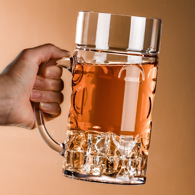 Acrylic Beer Mug Plastic Beer Cup Large Capacity Hero Cup Pineapple Cup Break-Resistant Commercial Bar Tea Cup