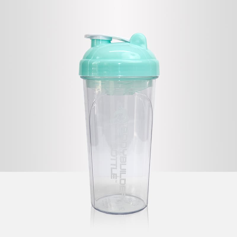 Factory Custom In-Mold Labeling Cup Plastic Protein Shaker Cup Outdoor Milkshake Sports Plastic Cup