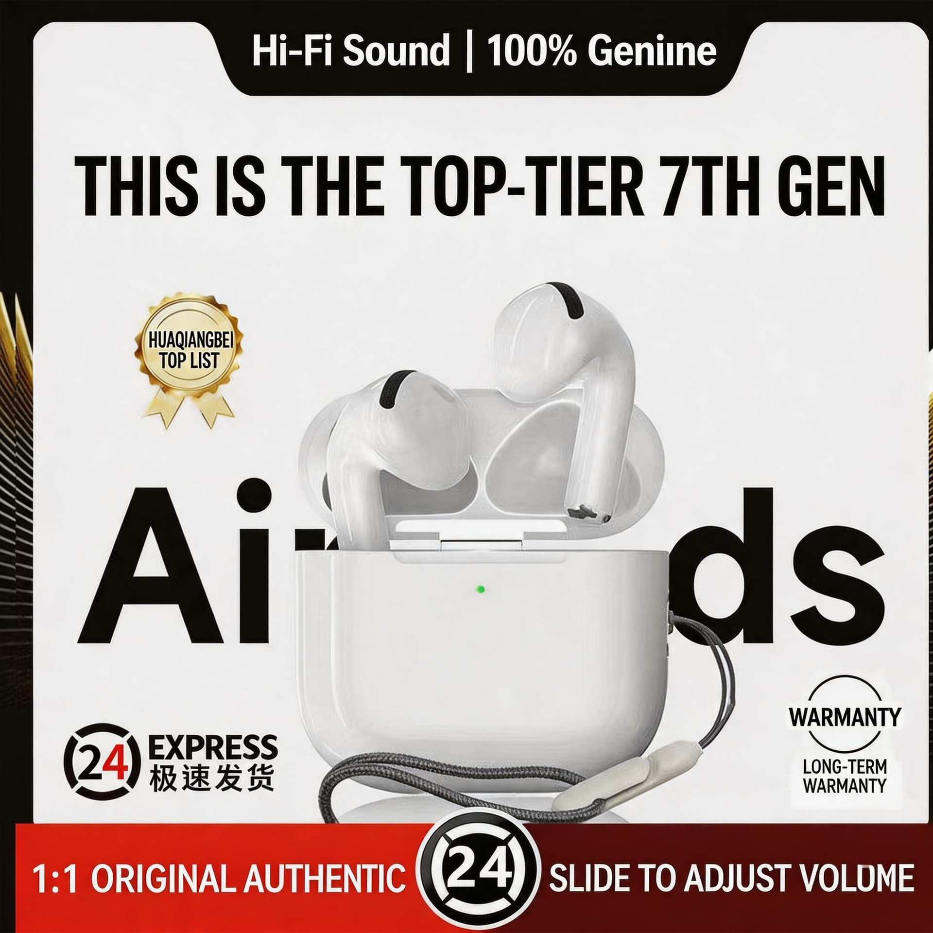 New Arrival Top Configuration 7th Gen Wireless Bluetooth Ear