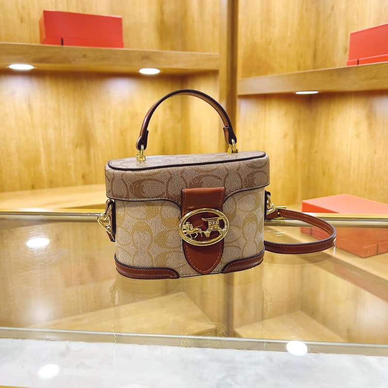 High-end portable small square bag for women 2025 new retro printed box bag, versatile shoulder bag, crossbody bag, trendy
