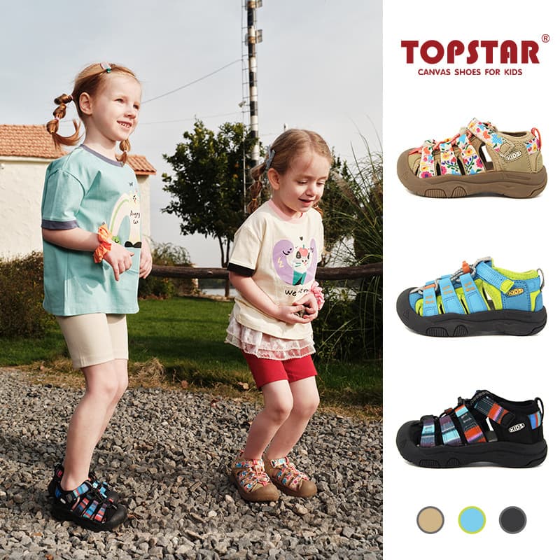 TOPSTAR 2025 Summer New Soft Sole Kids River Trekking Sandals 7016