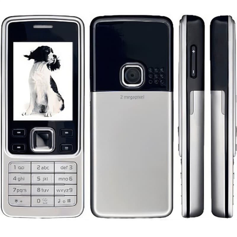 Cross-border Mobile Phone 6300 Non-smart 2G GSM Mobile Bar Button Phone Feature Phone for Students and Seniors