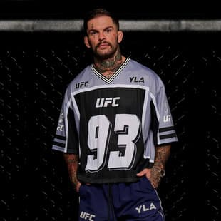YOUNGLA American Style New Men's Oversized T-Shirt UFC League Same Style Sports Fitness Quick-Dry Breathable Short Sleeve
