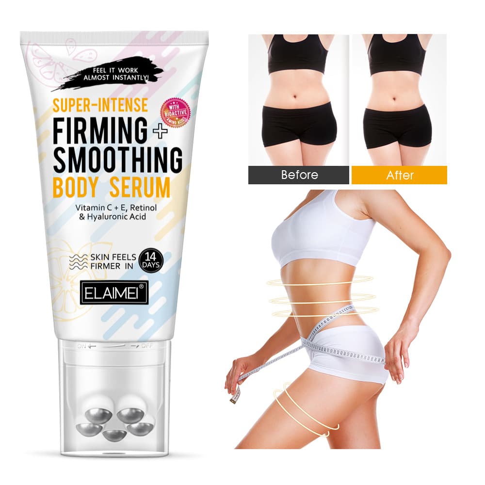 ELAIMEI 3D Roller Body Firming Cream Gentle Nourishing Skin Firming Shaping Cream Abdominal Line Care Massage Cream