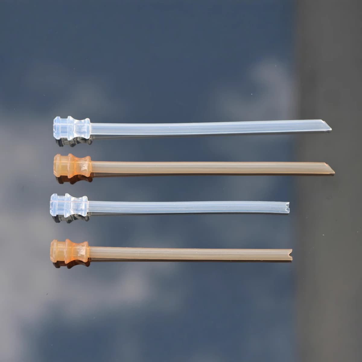One-piece direct drinking straw, U-shaped groove, thick drinking tube, length can be cut, wide mouth spout, duckbill, same style as Si Xi.