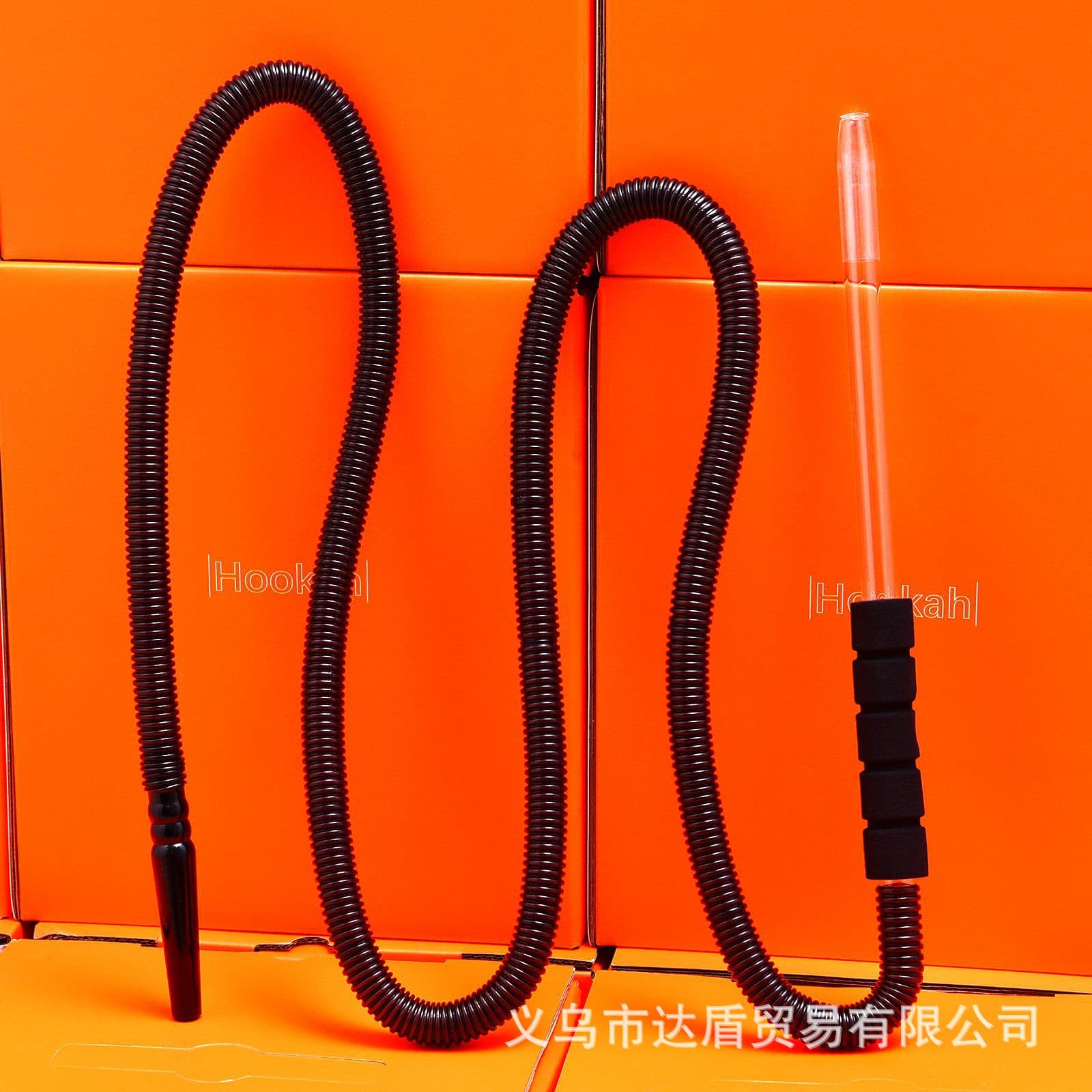 Cross-border stock, disposable hookah hose, hookah accessories, glass handle hookah hose, multiple colors available, factory direct