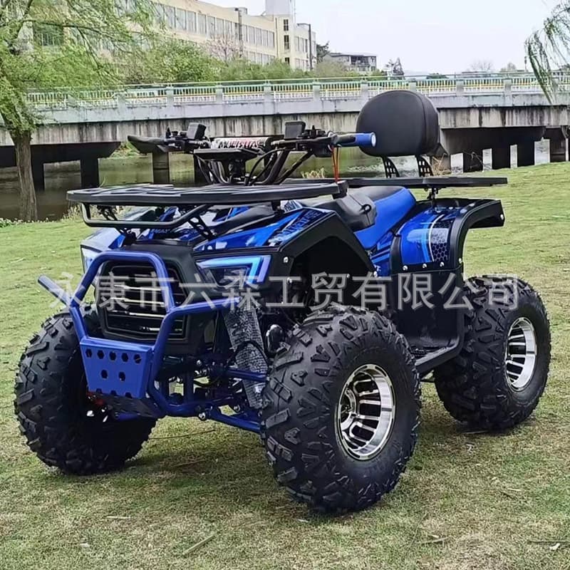 All-Terrain 125cc Four-Wheel Off-Road ATV Sand Buggy Mountain Motorcycle Cross-Border ATV for Adults and Children Gasoline Electric