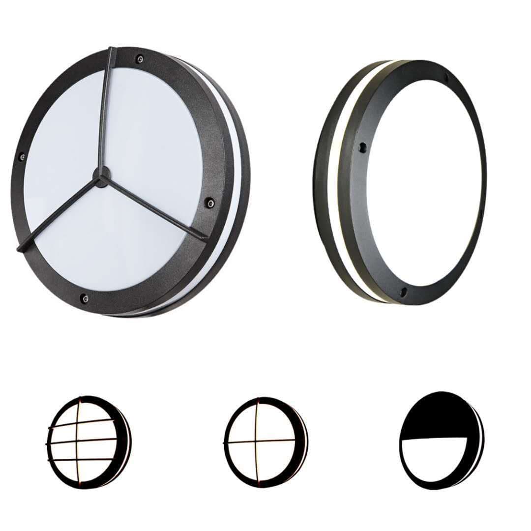 LED Outdoor Wall Light E27 Moisture Proof Light Round Waterproof Moisture Proof Wall Light Indoor Outdoor Hotel Balcony Lighting