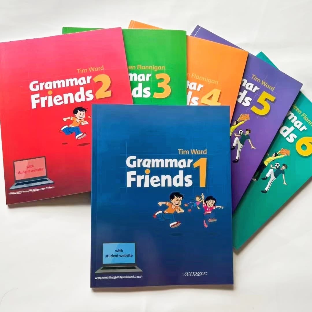 English Grammar Friends 1-6 Full Set Children's English Grammar Learning