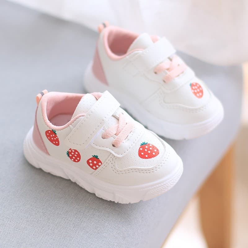 Baby Walking Shoes Infant Casual Shoes Non-slip Girls Spring/Autumn Children's Sports Shoes Board Shoes Soft Sole Shoes