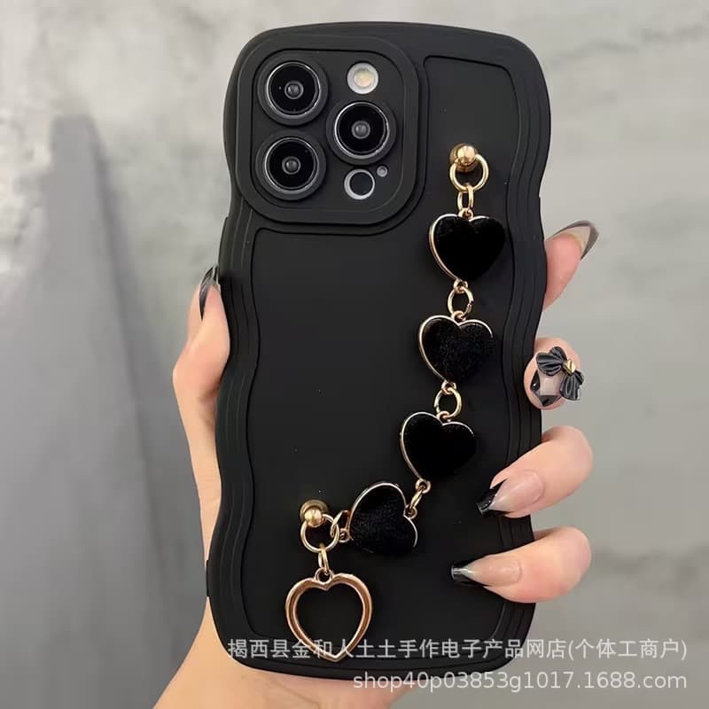 Foreign trade hot model suitable for iPhone 17 pro max16 15 14 12 13 11 bracelet wave mobile phone case
