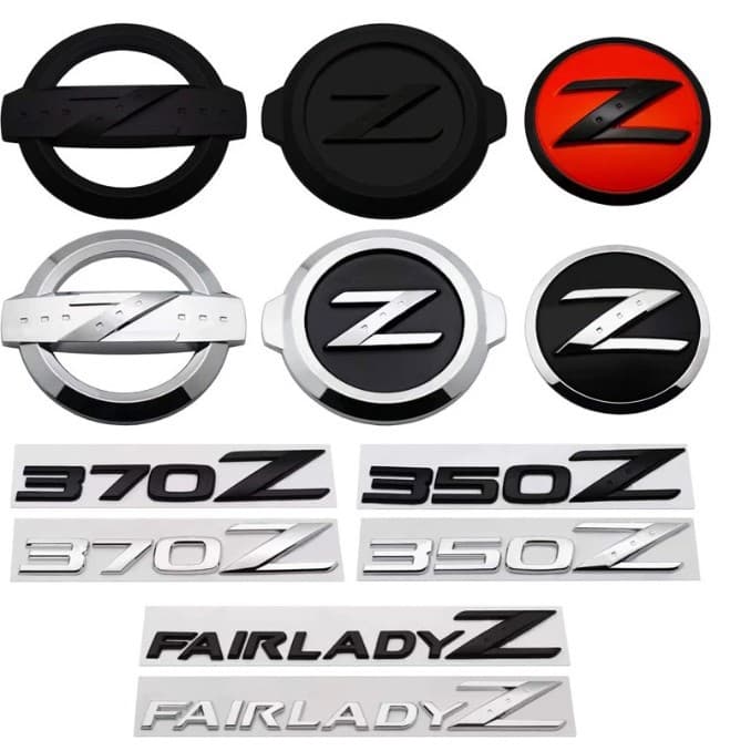 Suitable for Nissan 350Z Fairlady Z Logo Side Car Sticker Rear Modified Car Emblem 370Z