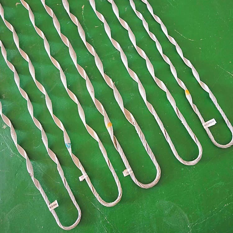 Conductor Preformed Strand Ground Wire Tension Clamp Preformed Strand Preformed Guard Wire Power Communication Factory Direct Sales