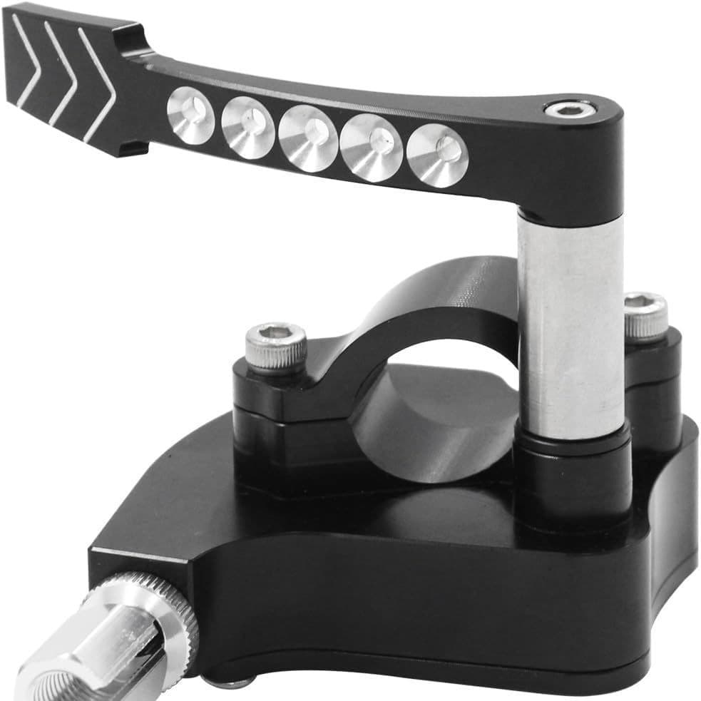 7/8" Universal Thumb Throttle Assembly Suitable for Yamaha Honda ATVs, Motorcycles, and Off-Road Vehicles, Black