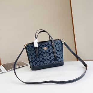 Coach New Mollie 25 Jasmine Tote Bag, Shopping Bag, Handheld, Shoulder, Crossbody, Versatile Women's Bag
