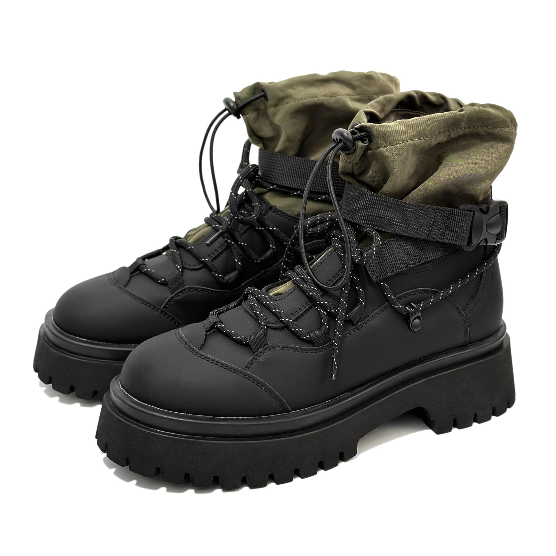 2024 Autumn and Winter Hot Style High-Top Martin Boots Men Mid-Top Couple's Unisex Outdoor Thick Sole Hiking Shoes Ankle Boots Trendy