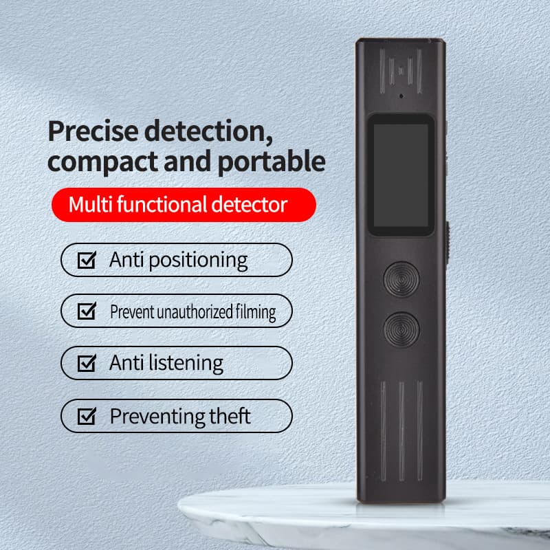 GPS Multi-Function Anti-Spy Detector Anti-Eavesdropping Anti-Tracking Anti-Pinhole Camera Portable Privacy Detector