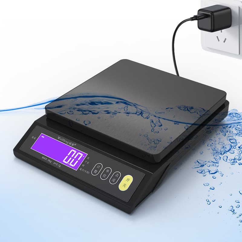 WH-B30 Manufacturer Fully Waterproof Charging Baking Electronic Scale, Accurate Counting Kitchen Scale, Tea Scale 10kg/0.1g
