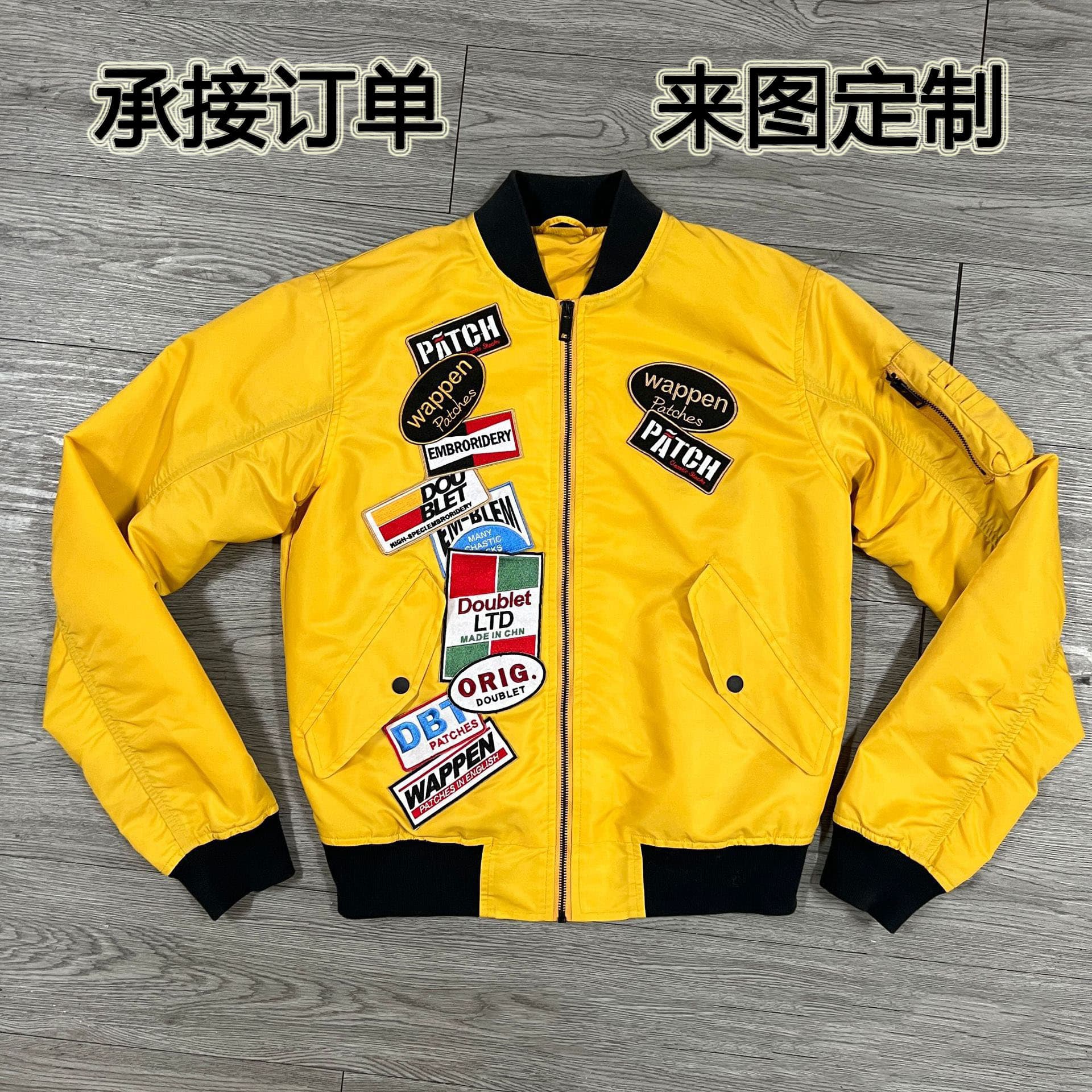 Custom Design American Air Force MA1 Pilot Jacket Embroidery Patch Baseball Jacket Outerwear Unisex Workwear Jacket