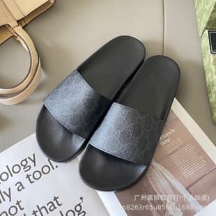 2025 Export Best-Selling G Brand Flat Slippers, Fashion Couple Slippers, Large Size Outdoor Casual Shoes, Sandals, Beach Shoes, Home Wear