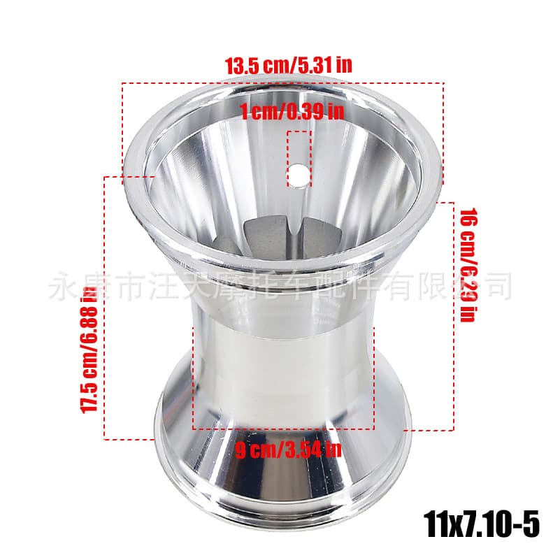 Kart 5-inch Aluminum Alloy Wheel Hub 10x4.50-5 Drift Tire Aluminum Rim 11x7.10-5 Wheel Rim Hub