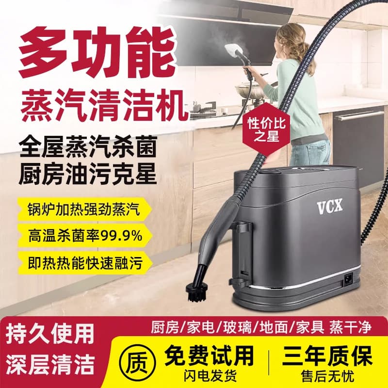 Steam Cleaner High-Temperature Steam Cleaning Range Hood Degreaser Garment Ironing Steamer Couch Cleaning Machine
