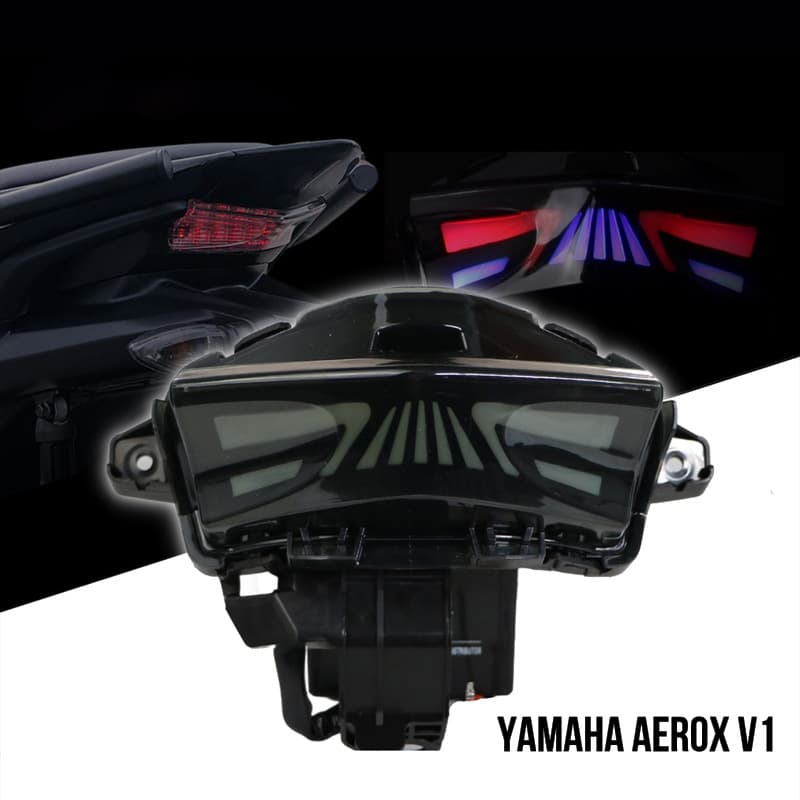 Motorcycle LED Brake Tail Light Modification Kit Compatible with YAMAHA AEROX155 Turn Signal