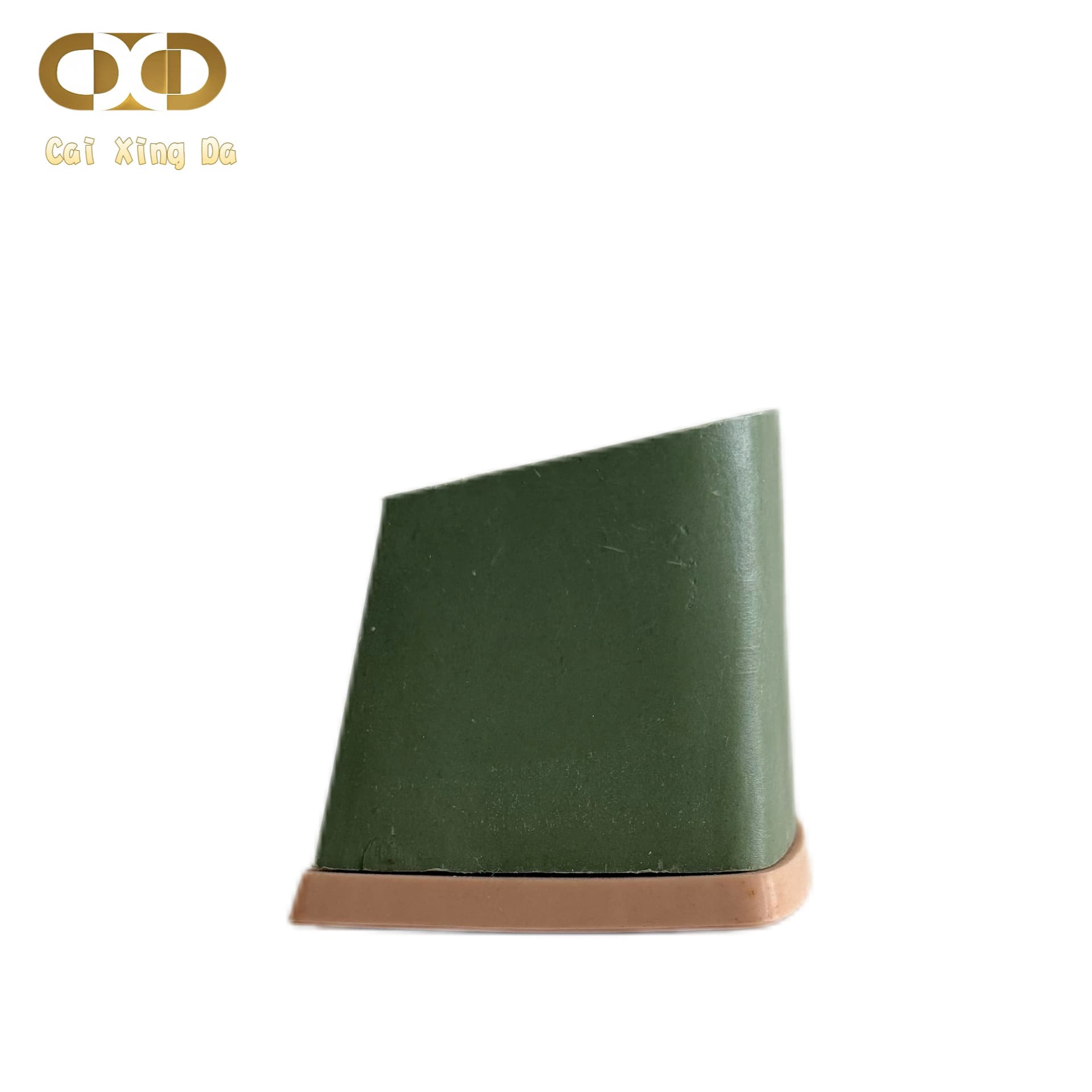 Caixingda Shoe Material Heel 960171 New Retro Fashion Versatile Fabric-Covered Trapezoid Block Heel