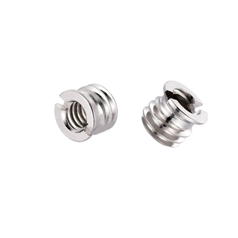 Wholesale 1/4 to 3/8 adapter screws and nuts for camera tripod head and video slider interface conversion