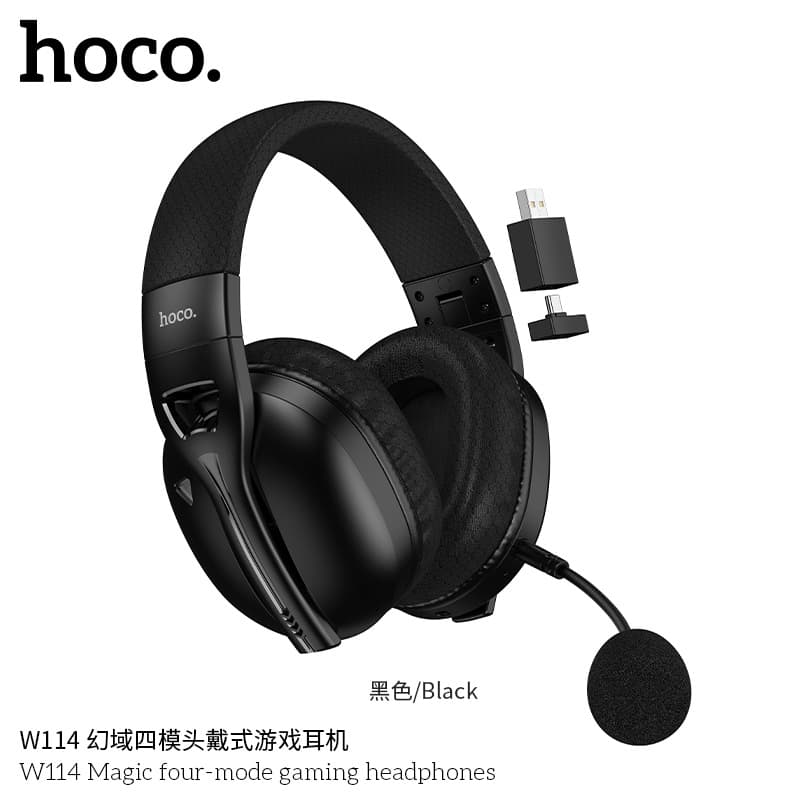 HOCO W114 Phantom Realm Four-Mode Over-Ear Gaming Headset