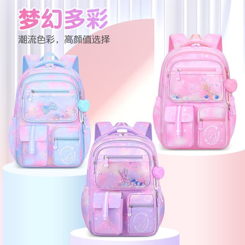 Refrigerator-Style Elementary School Backpack for Grades 1-3-6, Lightweight Children's Backpack, Large Capacity Load-Reducing Backpack, Direct from Factory
