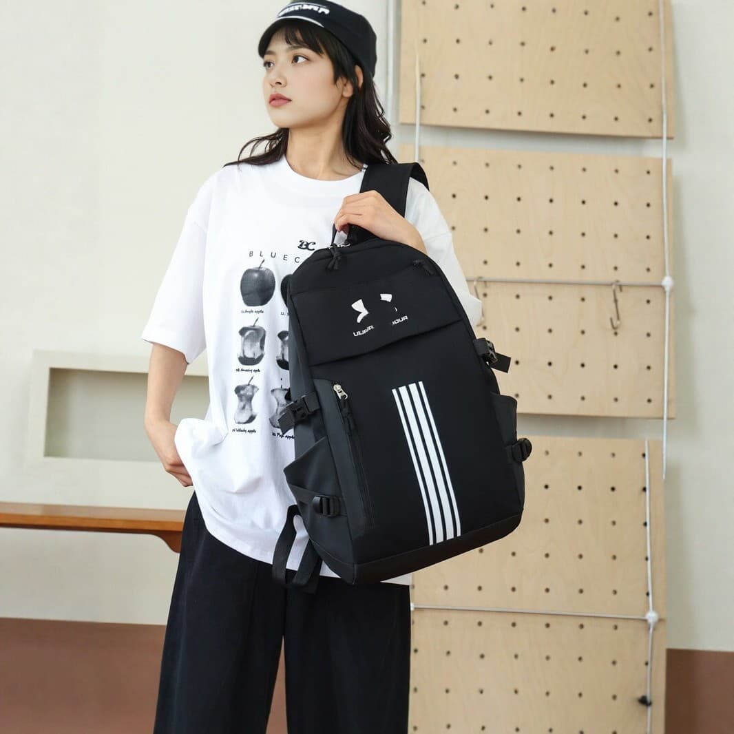 Trendy Casual Backpack for Men and Women, Large Capacity Laptop Backpack, Students' School Bag, Outdoor Travel Backpack