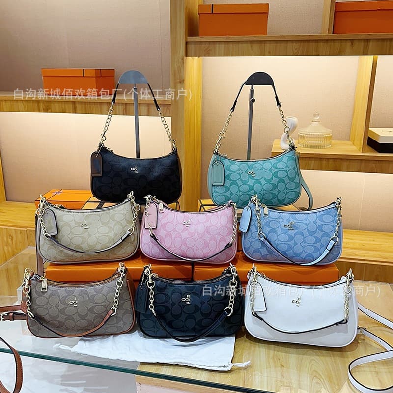 bags Koujia 2025 new cross-border armpit women's bag classic versatile crossbody bag chain printed shoulder crescent bag