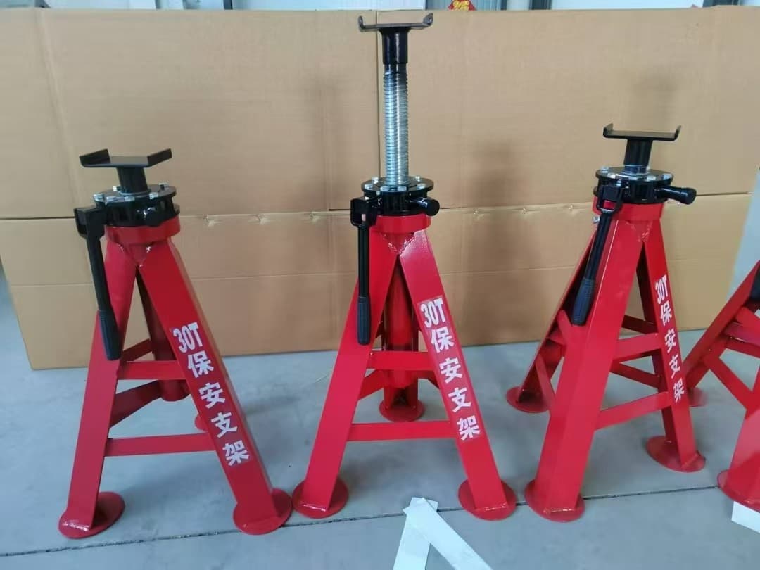 30-ton safety support, heavy-duty security support, truck trestle, reinforced jack safety support device