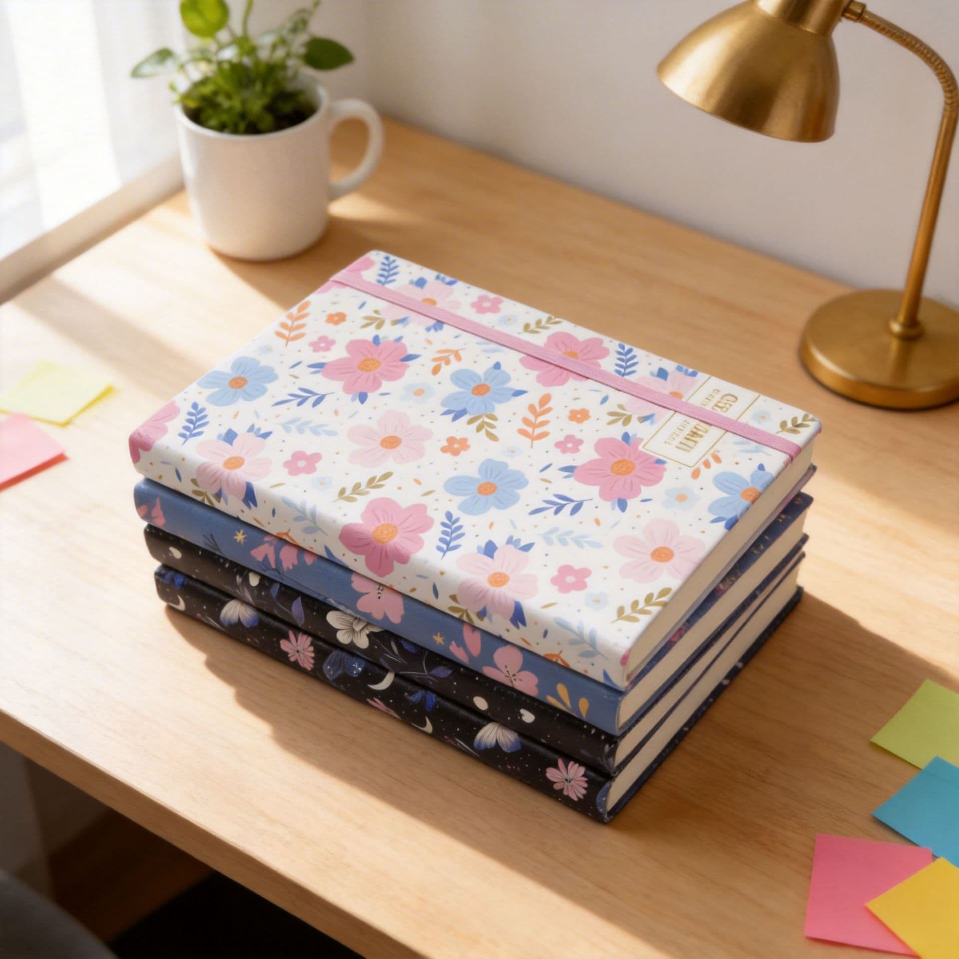 Amazon undated planner flower weekly planner notebook A5 butterfly schedule cross-border notepad customization